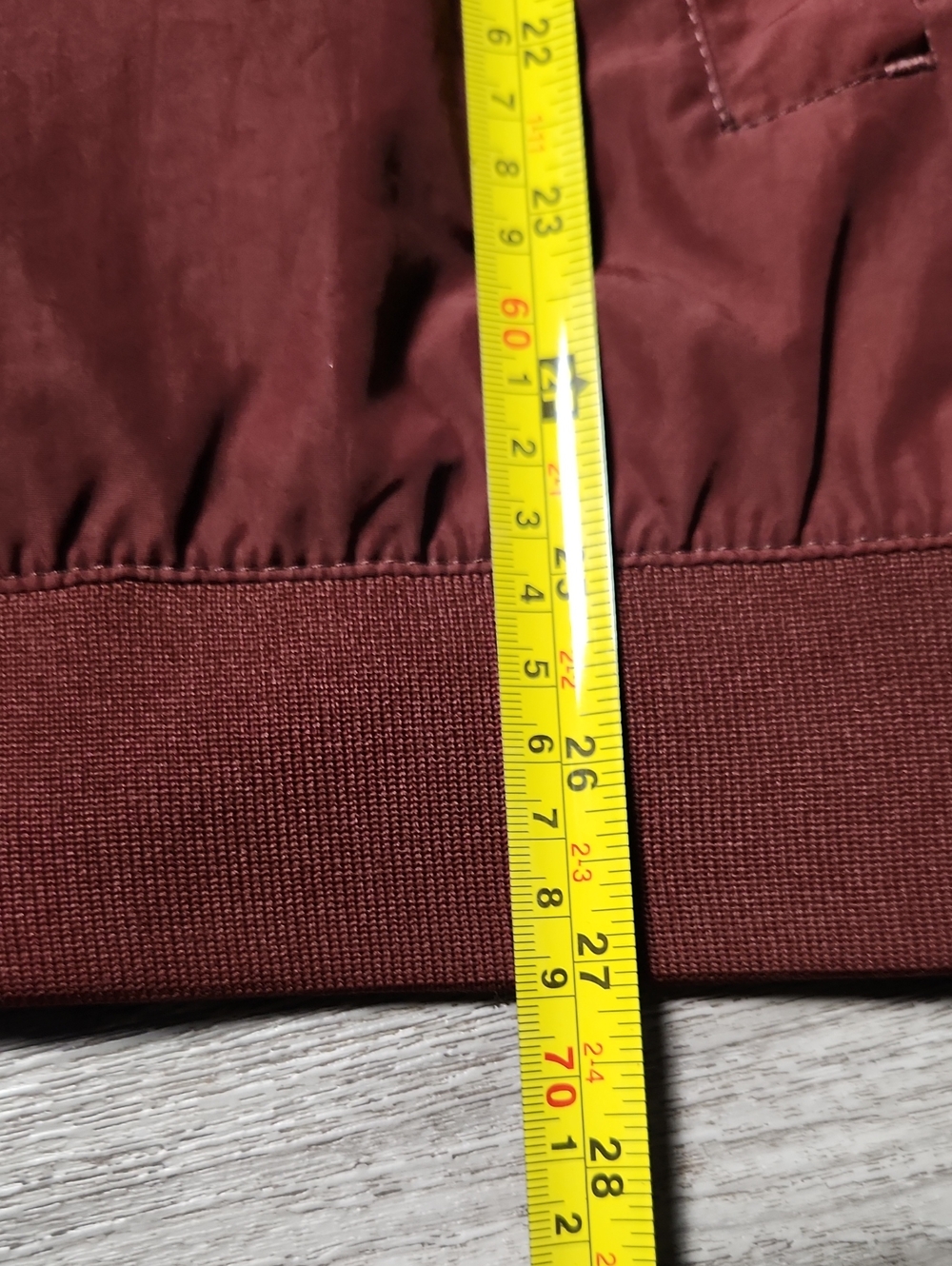 H&M Burgundy Zip-Front Bomber Jacket - Picture 7 of 7